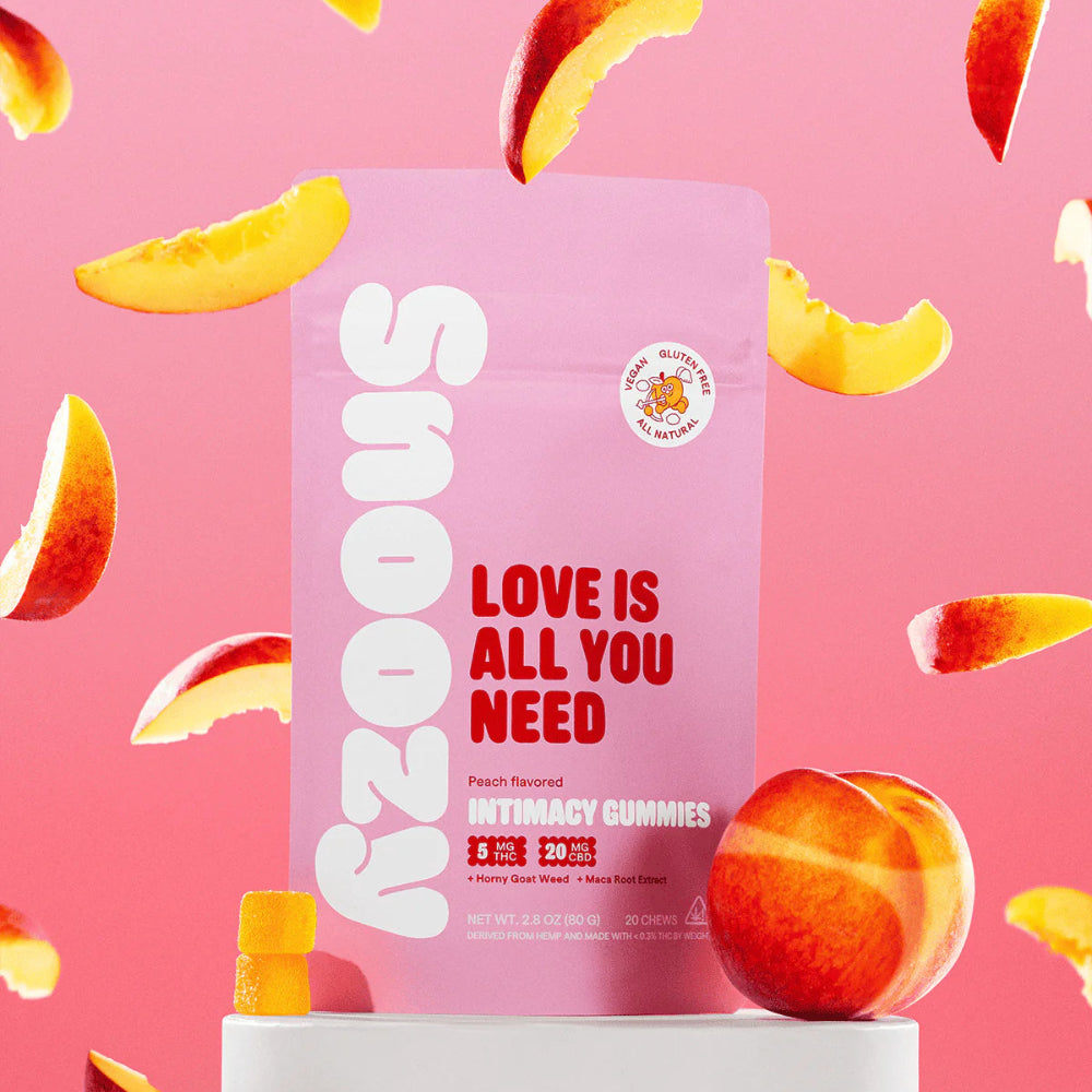 Snoozy | Gomitas Intimacy Delta 9 THC 5 mg/pza + CBD 20 mg/pza | 20 piezas