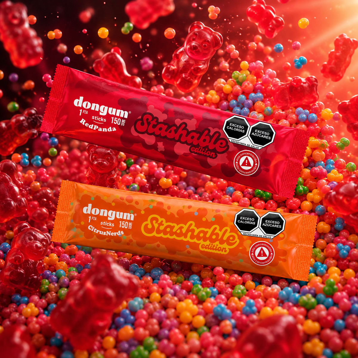 Dongum | Gomita Stashable Delta 9 THC 150 mg/pza ULTRA POTENTES 🆕 | 1 pieza