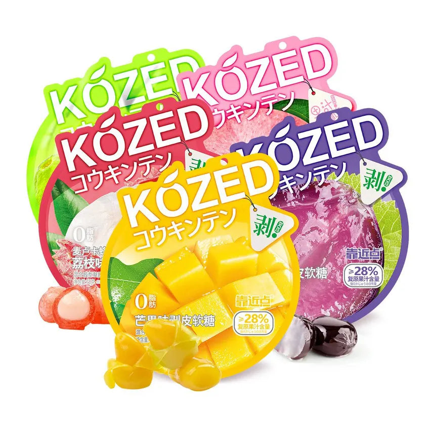 Kozed | Gomitas Pelables Sin THC | 30 piezas