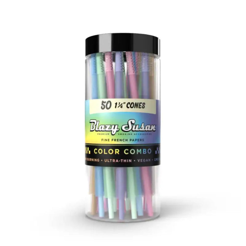 Blazy Susan | Hasta 50 Conos pre-rolados color combo 1 1/4, 98 mm, King Size, Queen Size ó Shortys | 1 pieza