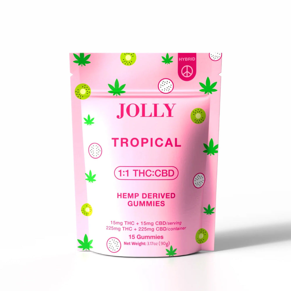 Jolly | Gomitas THC 15 mg + CBD 15 mg | 2 o 15 piezas