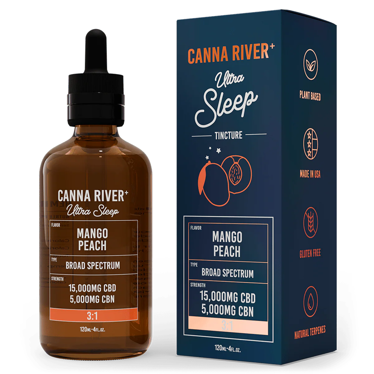 Canna River |  Tintura Clasica CBD E. Completo 100mg/ml | 120 ml
