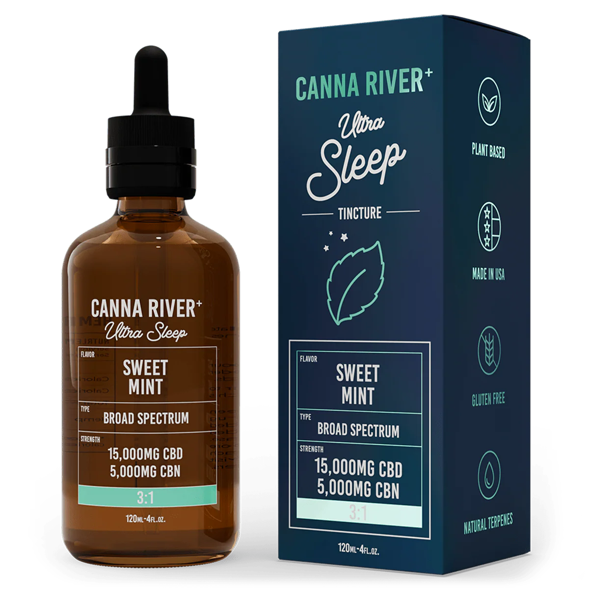Canna River |  Tintura Clasica CBD E. Completo 100mg/ml | 120 ml