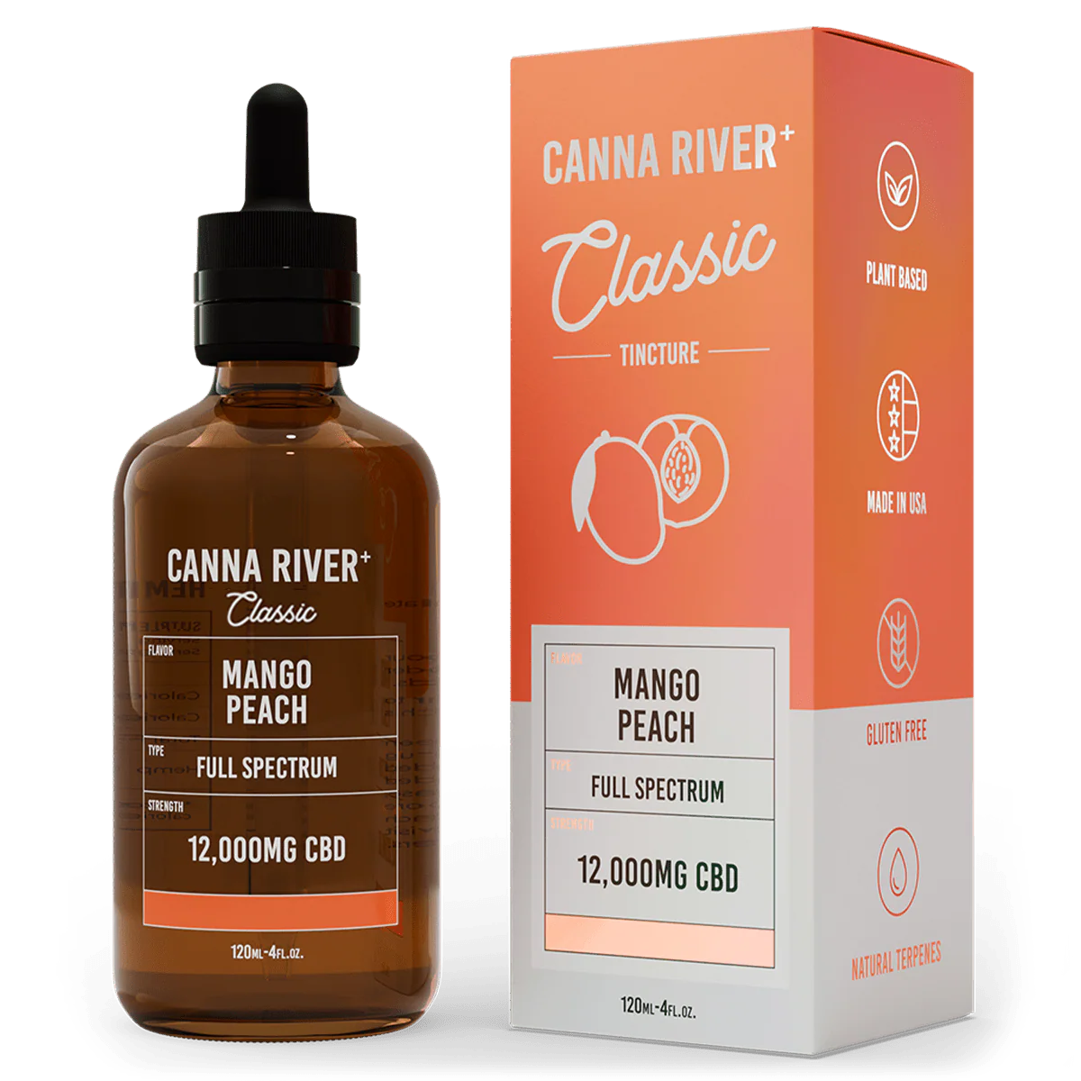 Canna River |  Tintura Clasica CBD E. Completo 100mg/ml | 120 ml