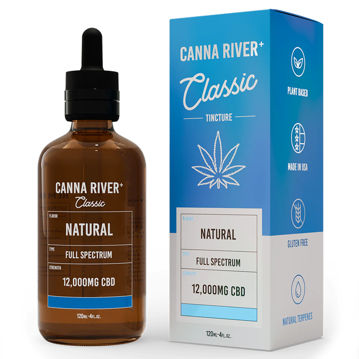 Canna River |  Tintura Clasica CBD E. Completo 100mg/ml | 120 ml
