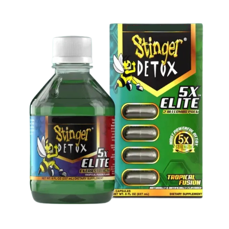 Stinger | Detox 5X Elite Combopack | Limpia tu sistema del cannabis