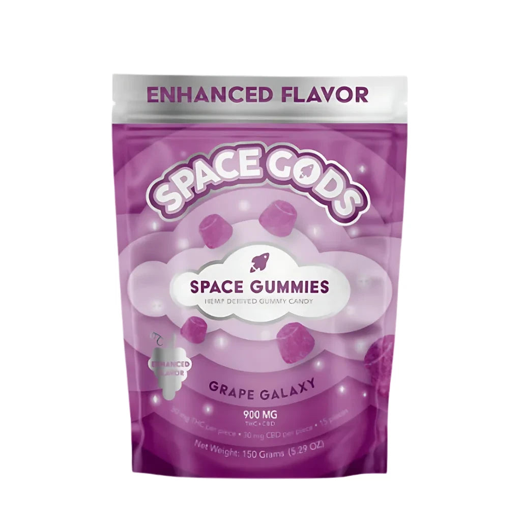 Space Gods | Gomitas Delta 9 THC 30 mg/pza + CBD 30 mg/pza | 2 o 15 piezas