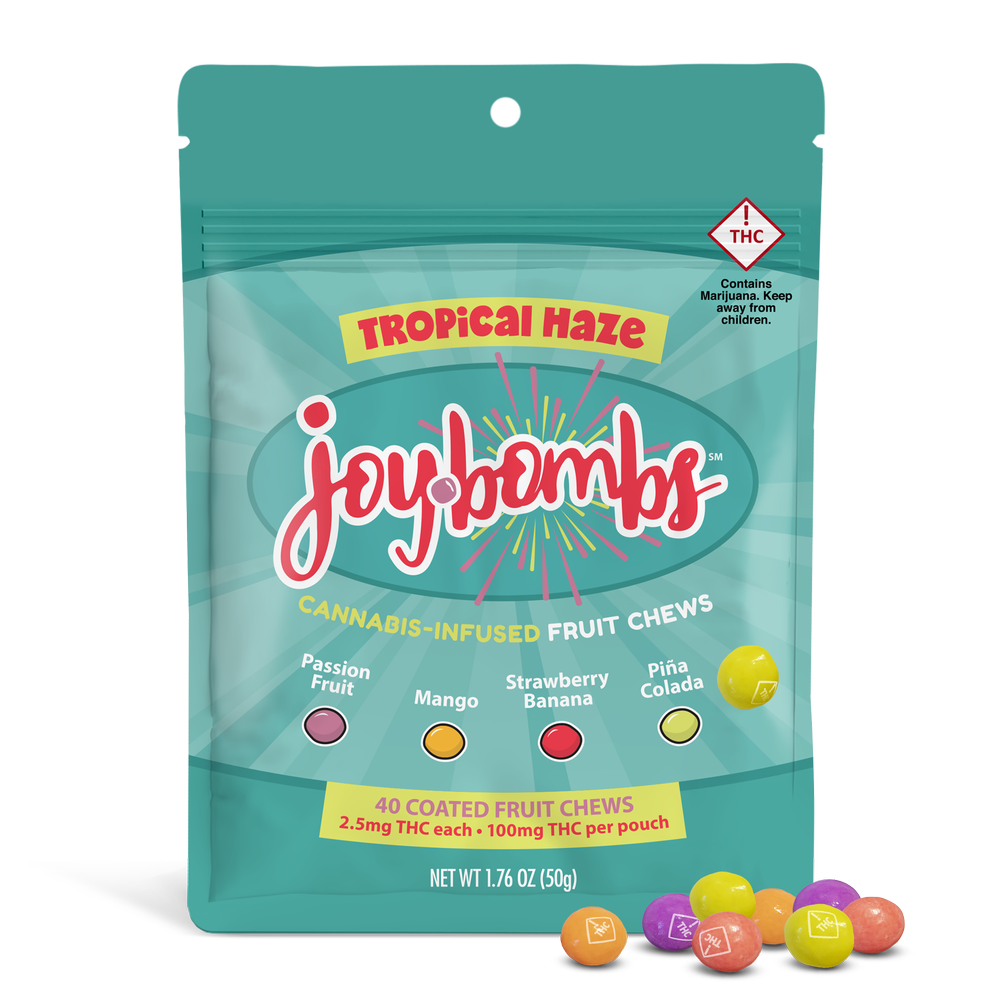 Joy Bombs | Caramelo THC 2.5 mg/pza | 40 piezas