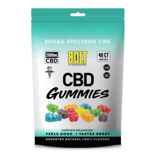 Bolt⚡️ | Gomitas Mix Frutal CBD de 10 mg/pza a 50 mg/pza | 10, 15 o 40 piezas