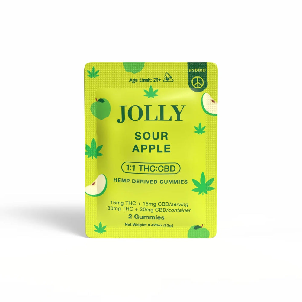 Jolly | Gomitas THC 15 mg + CBD 15 mg | 2 o 15 piezas
