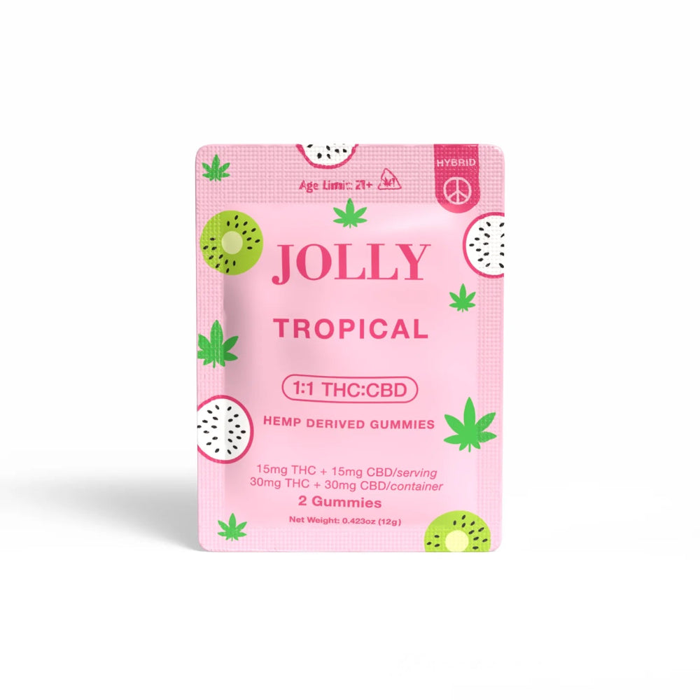 Jolly | Gomitas THC 15 mg + CBD 15 mg | 2 o 15 piezas