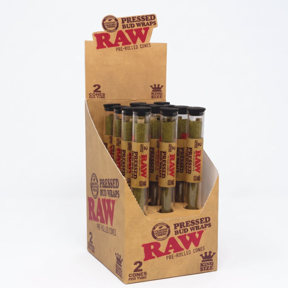 RAW | 2 o 3 Wraps Pressed Bud Wraps 1 1/4 o  King Size | 1 pieza