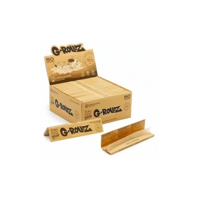 G-Rollz | 50 Papeles para Rolar 1 1/4 o King Size | 1 pieza