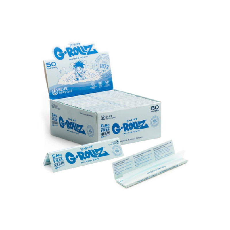 G-Rollz | 50 Papeles para Rolar 1 1/4 o King Size | 1 pieza