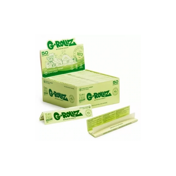 G-Rollz | 50 Papeles para Rolar 1 1/4 o King Size | 1 pieza
