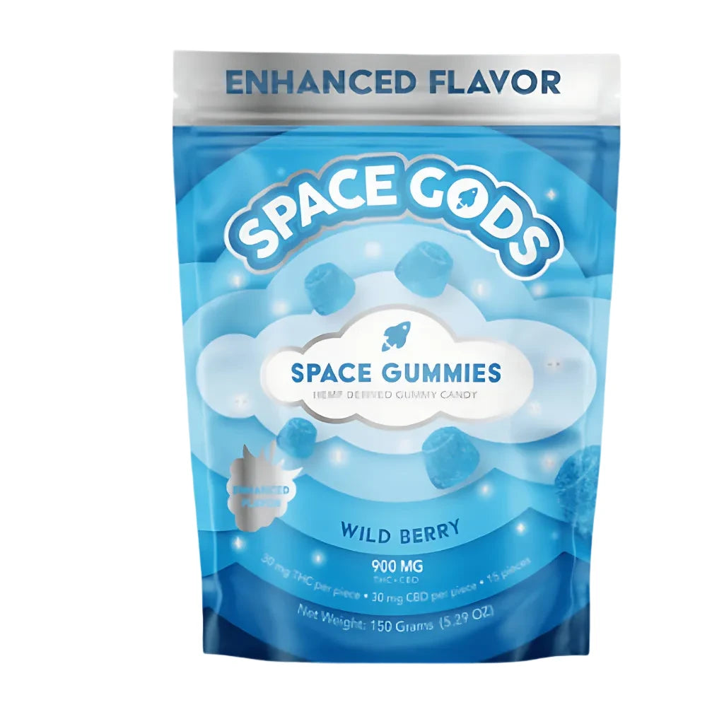 Space Gods | Gomitas Delta 9 THC 30 mg/pza + CBD 30 mg/pza | 2 o 15 piezas