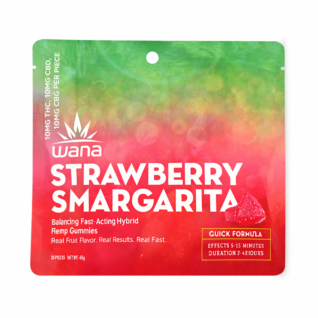 Wana | Gomitas THC 10 mg/pza + CBG 10 mg/pza + CBD 10mg/pza | 10 piezas