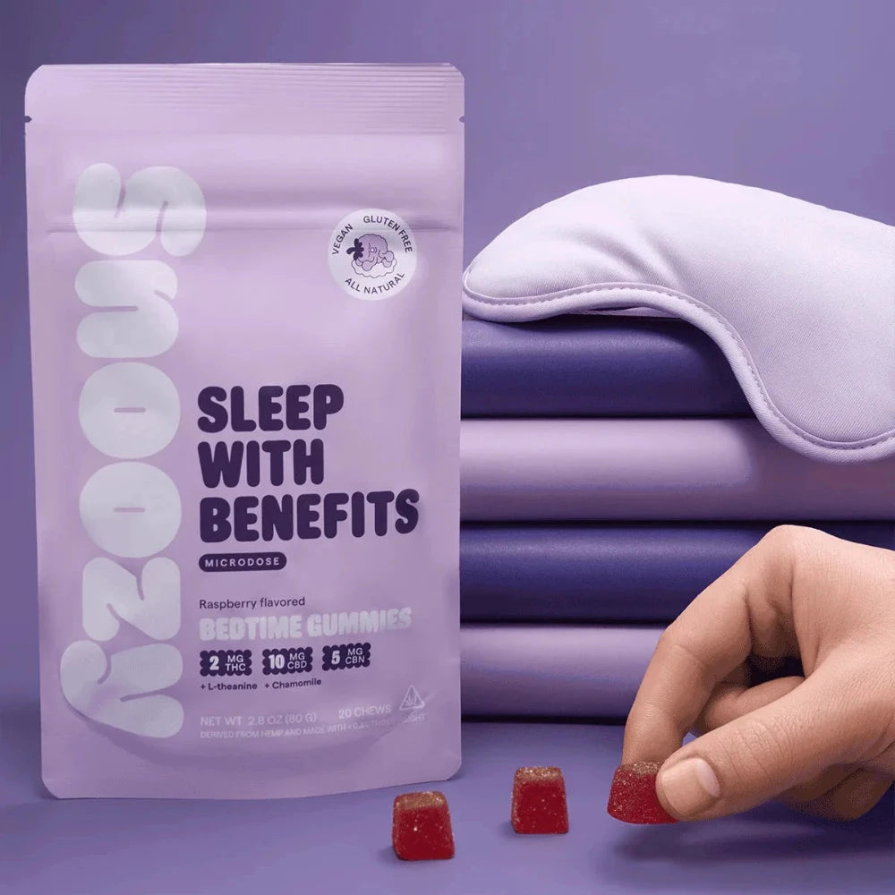 Snoozy | Gomitas Sleep With Benefits CBD 10mg/pza + Delta 9 THC 2mg/pza + CBN | 20 o 2 piezas