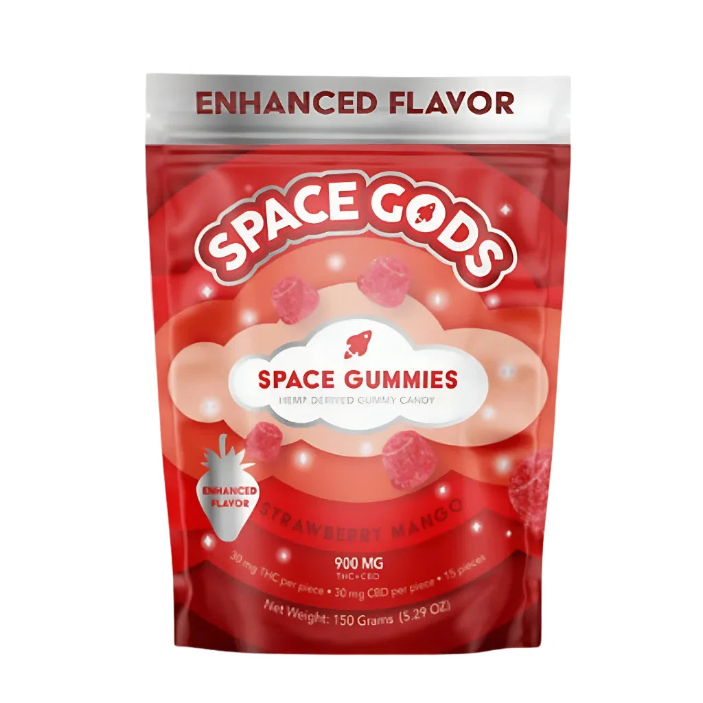 Space Gods | Gomitas Delta 9 THC 30 mg/pza + CBD 30 mg/pza | 2 o 15 piezas