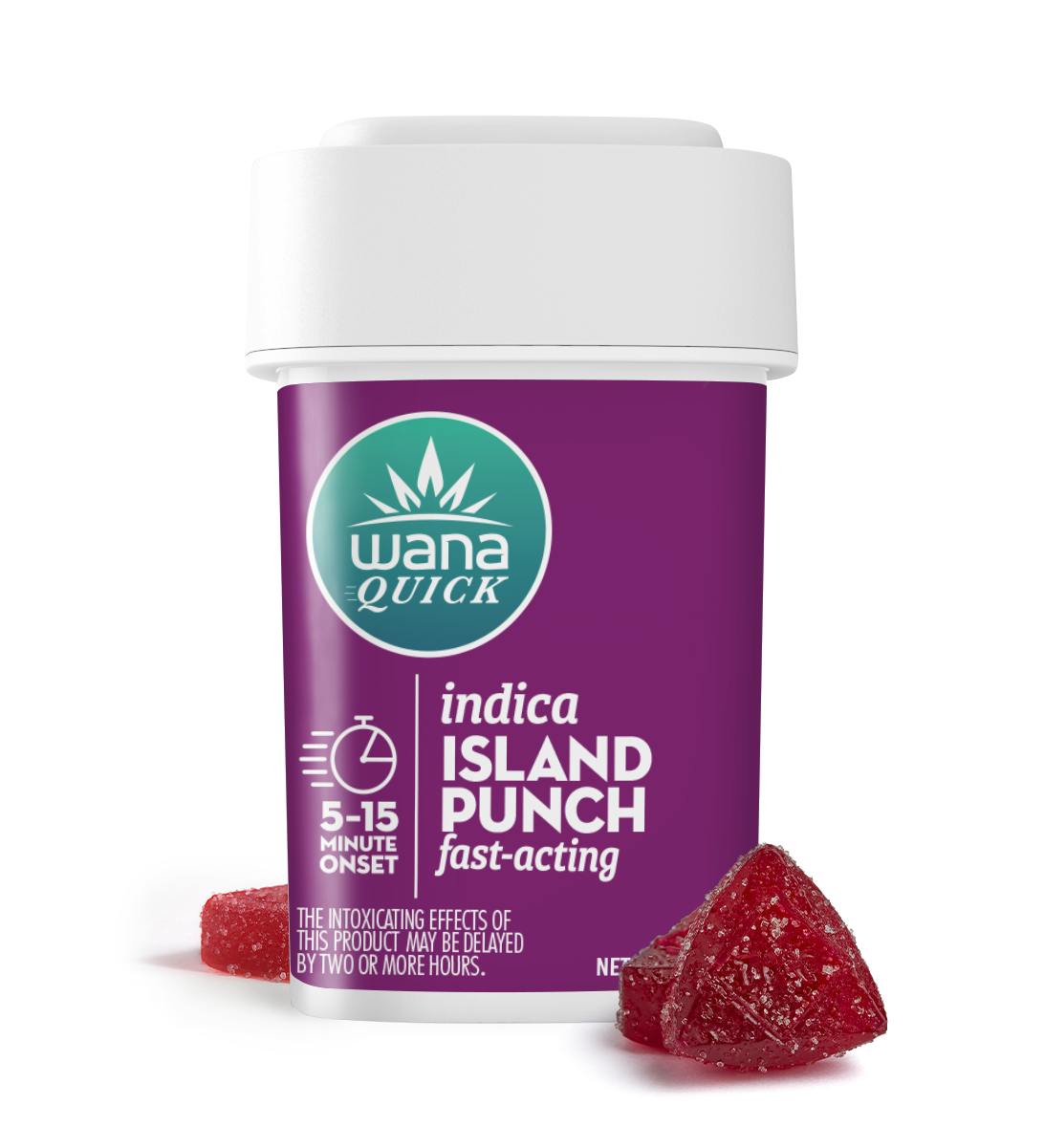 Wana | Gomitas Delta 9 THC 5 mg/pza + CBG 5 mg/pza | 10 piezas