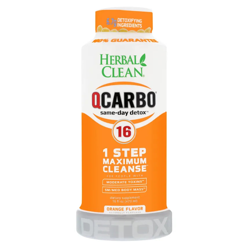 Herbal Clean | QCarbo16 Bebida de Limpieza Desintoxicante 473ml  |1 pieza