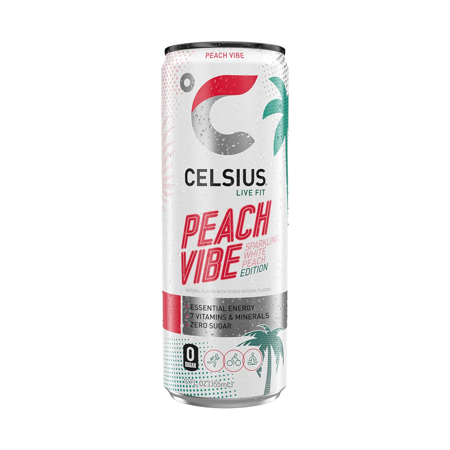 Celsius | Sparkling Vibe - Bebida Energética Vitaminica Funcional 355 mg | 1 pza