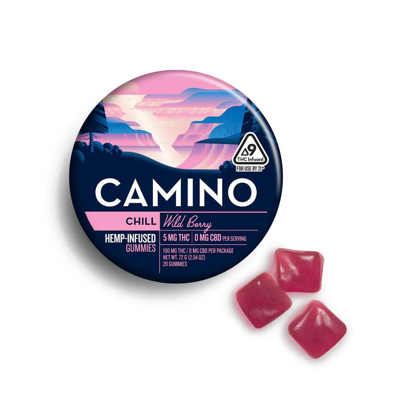 Camino | Gomitas THC 5 mg/pza | 20 piezas