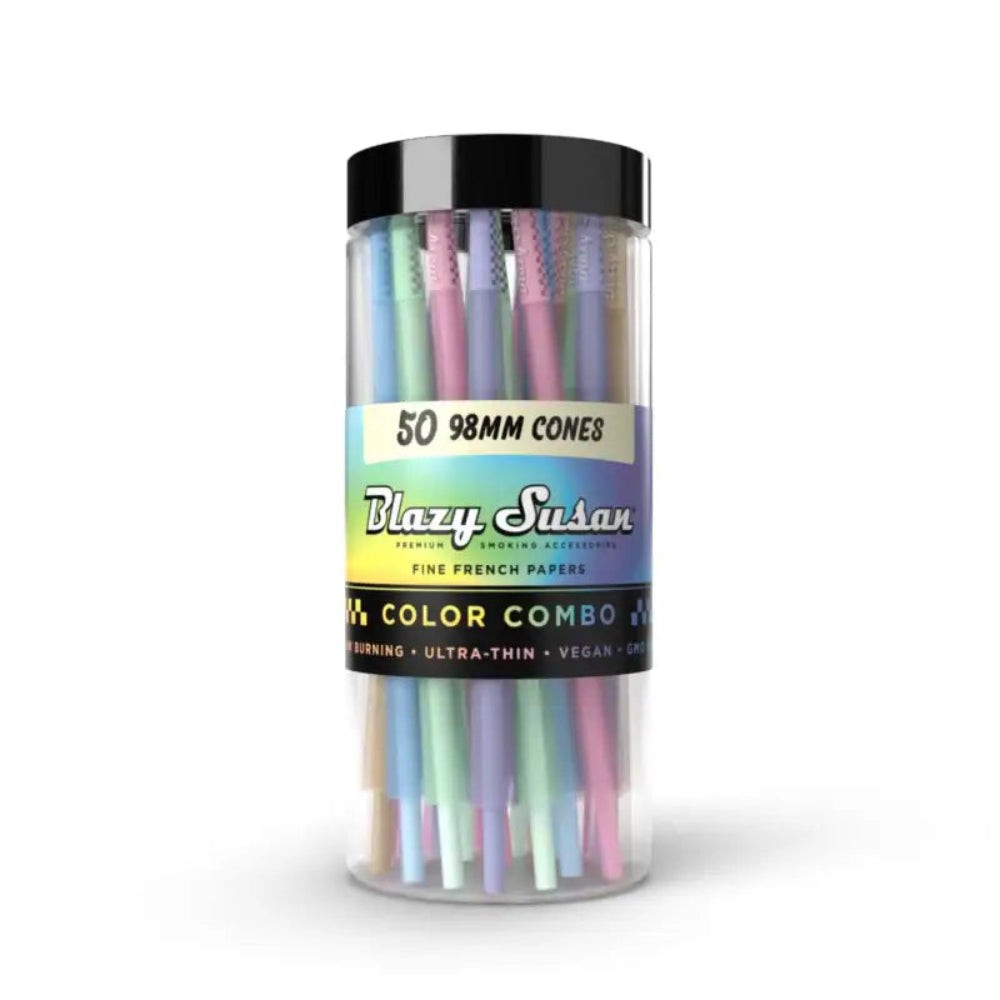 Blazy Susan | Hasta 50 Conos pre-rolados color combo 1 1/4, 98 mm, King Size, Queen Size ó Shortys | 1 pieza