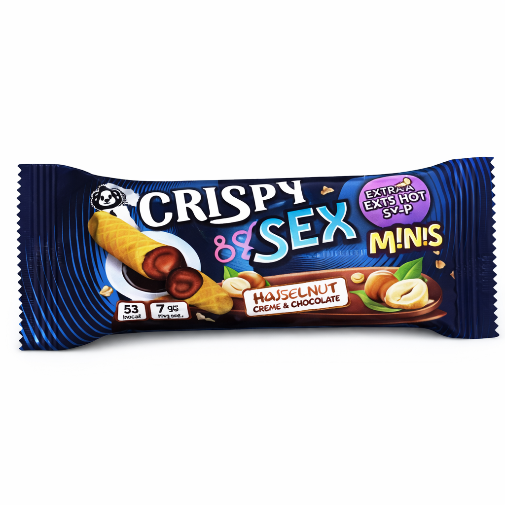 Crispy Blunts | Crispy Sex Galleta Afrodisíaca Ginseng + Ginkgo Biloba, Tongkat, Tribulus  | 1 pieza