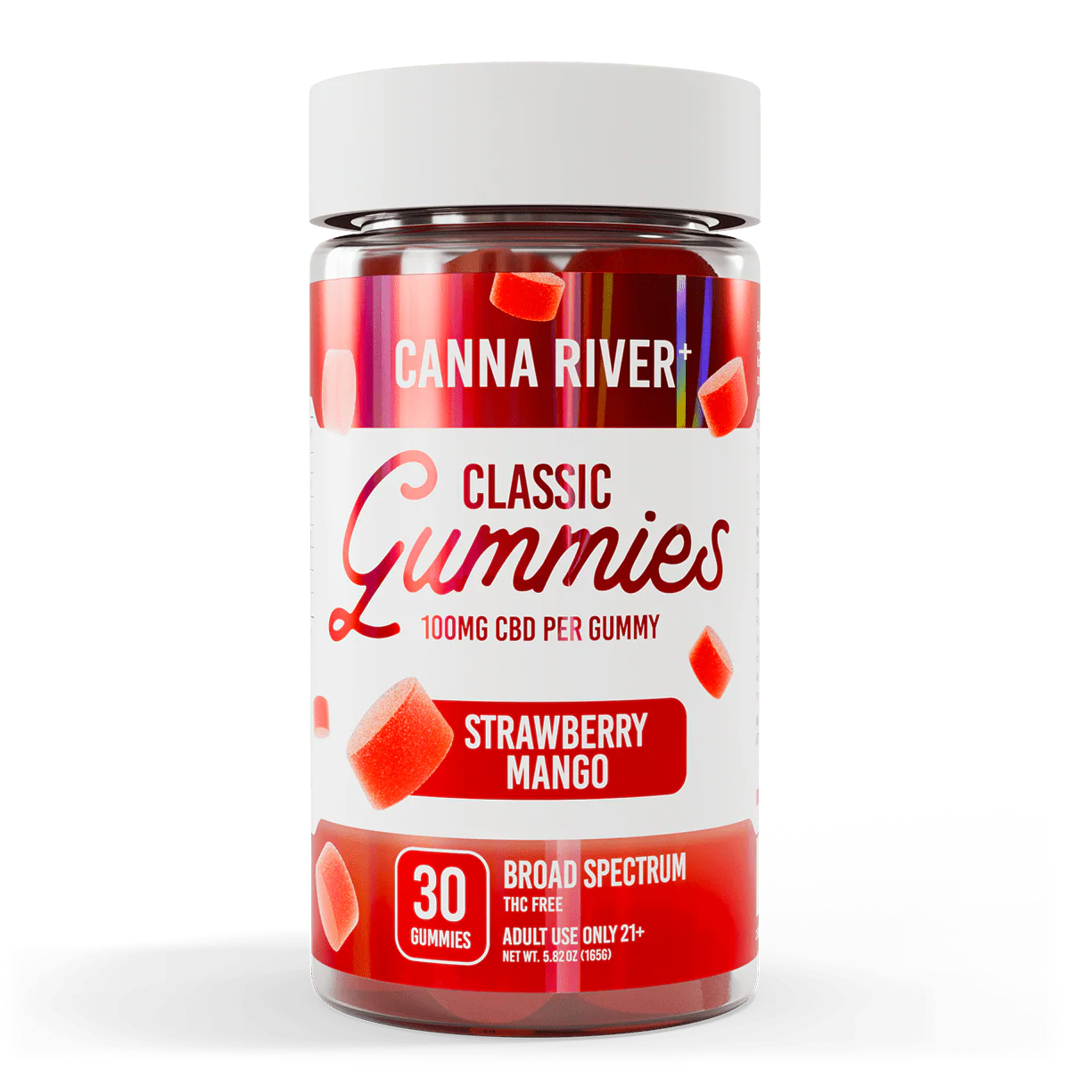 Canna River |Gomitas Classic CBD E. Amplio 100mg/pza | 30 piezas