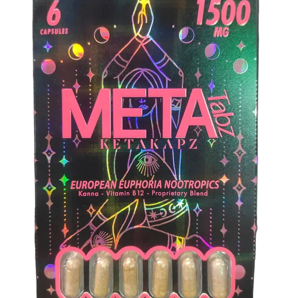 META Ketakapz Tabz | Capsulas Nootropicos 250 mg/pza | 6 piezas