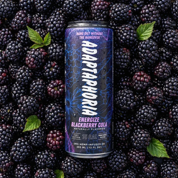 Adaptaphoria | Soda Funcional  D9 THC 5mg/pza + Adaptógenos  | 355 ml | 1 pieza