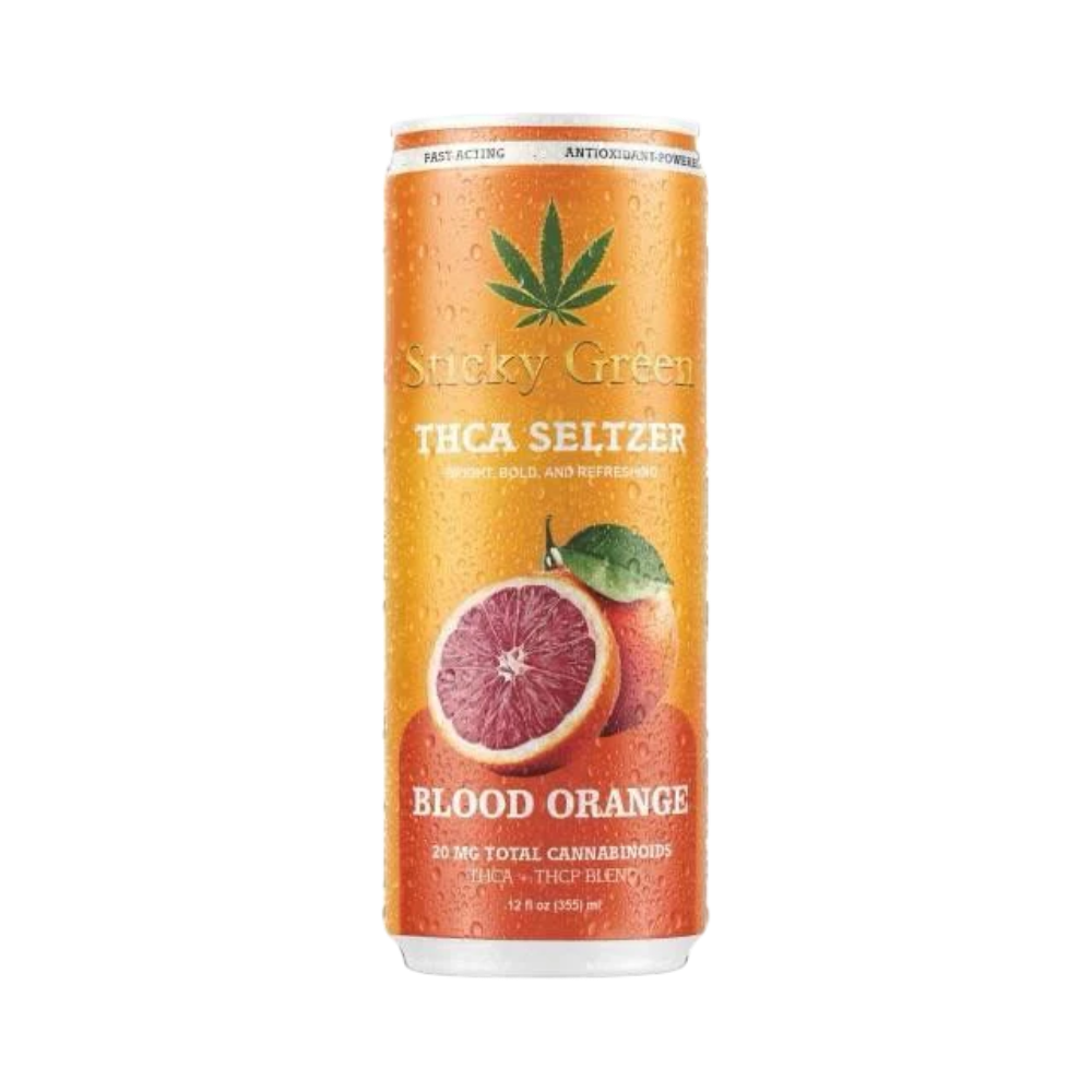 Sticky Green | Bebida High Seltzer THC-A 10 mg/pza + THC-P 10 mg/pza | 355ml/pza | 1 pieza