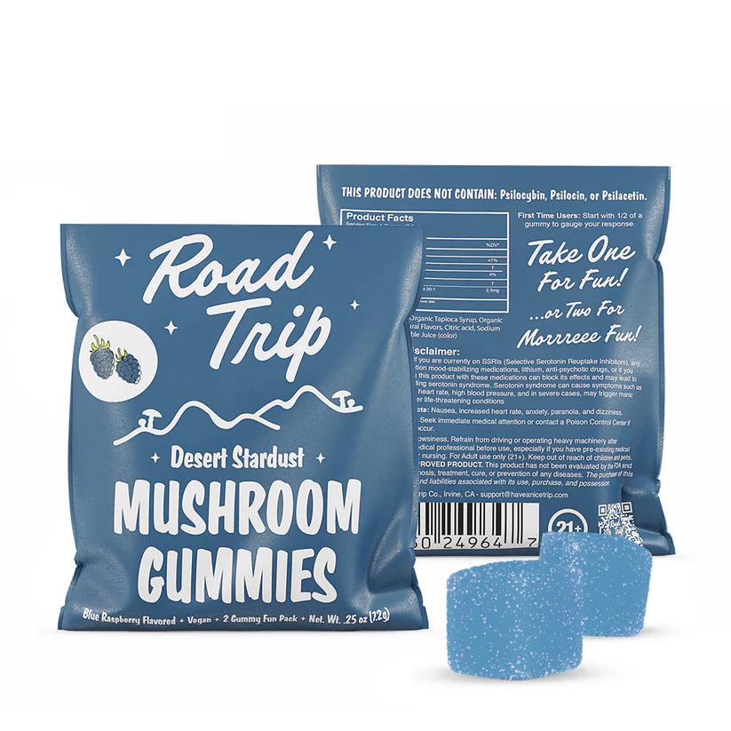 Road Trip | Gomitas Nootropicos + Melena de león | 2 piezas