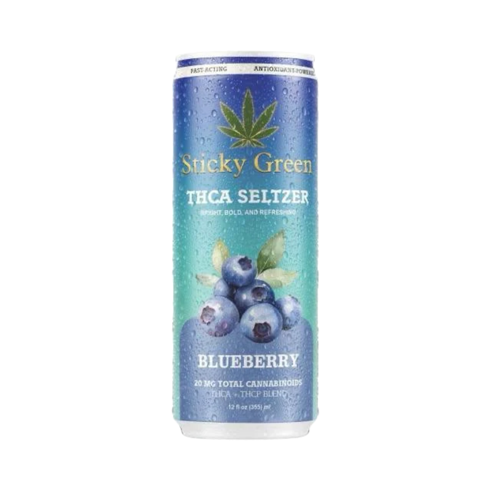Sticky Green | Bebida High Seltzer THC-A 10 mg/pza + THC-P 10 mg/pza | 355 ml/pza | 1 pieza