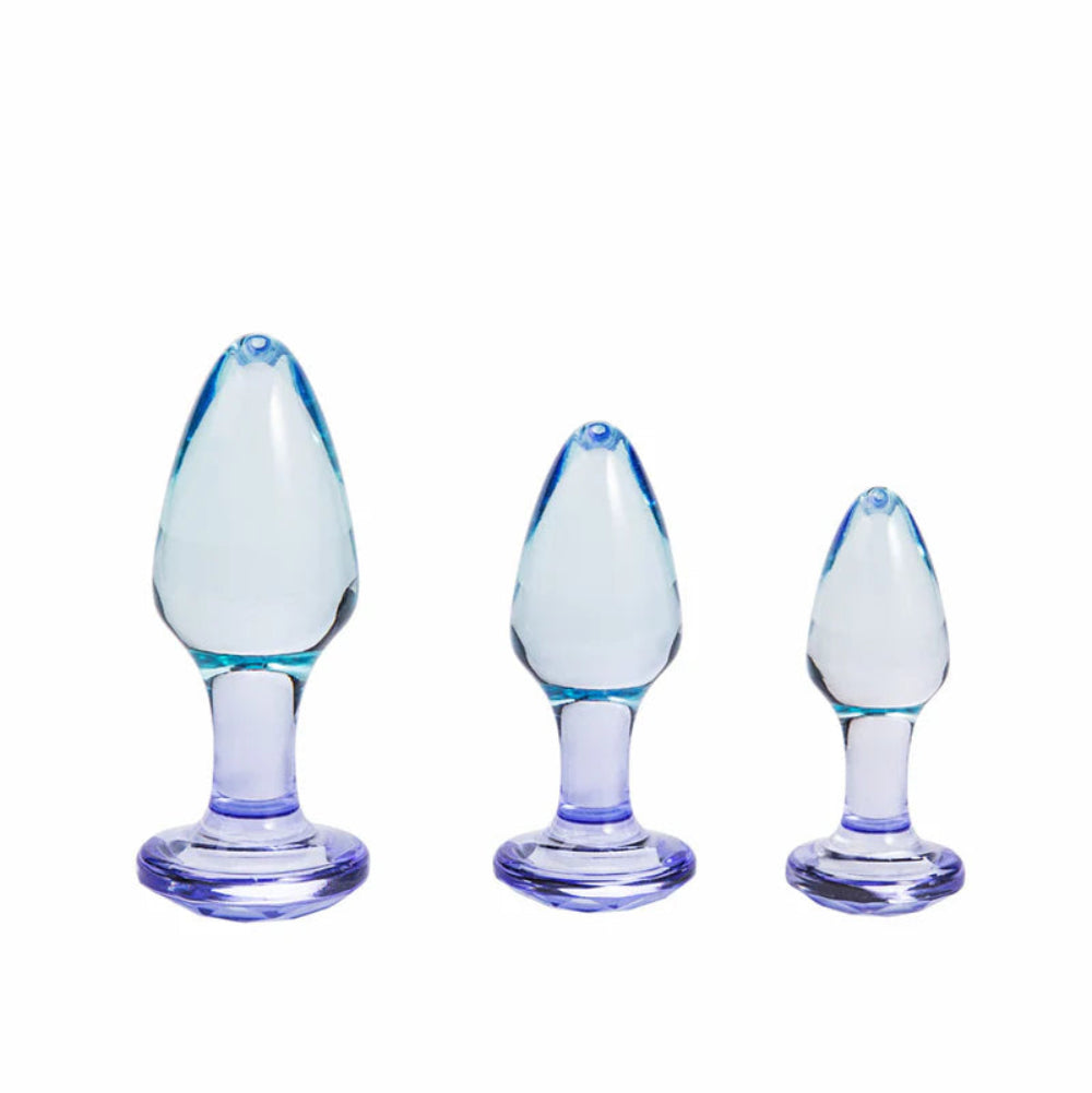 Maia | Butties set de Plugs Anales Acrílicos Transparente | 3 Piezas