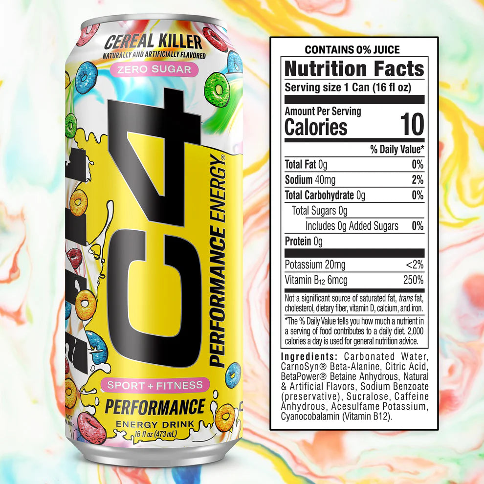 C4 | C4 Performance Energy - Bebida Energética 200mg Cafeina| 1 pza
