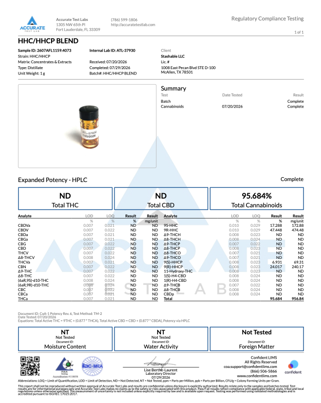 Stashable | Cartucho de Wax Live Shatter HHC + HHC-P 1000 mg | 1 ml | ULTRA POTENTE 🆕