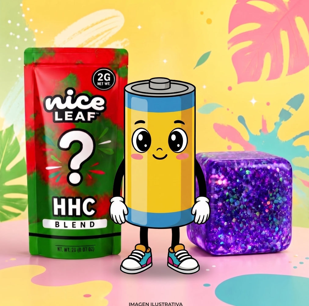 Stress Free Kit | Squeezy Toy + Cartucho de Wax Desechable HHC 2000 mg + Bateria  510