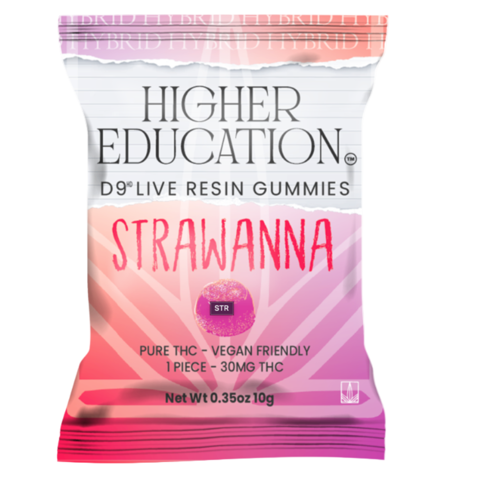 Higher Education | Gomitas Live Resin Delta 9 30mg/pza | 1 o 40 piezas