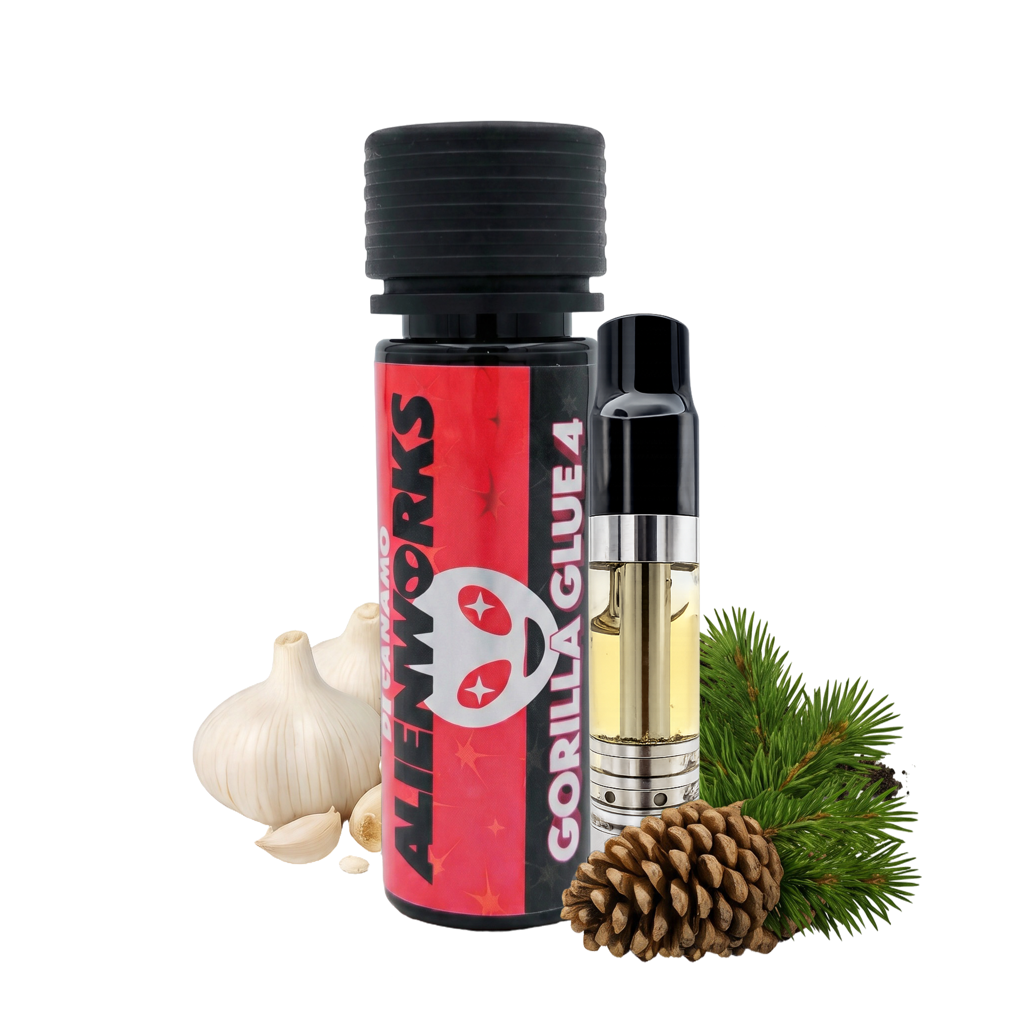 Alienworks | Cartucho de Wax Live Shatter HHC 2000 mg | 2 ml
