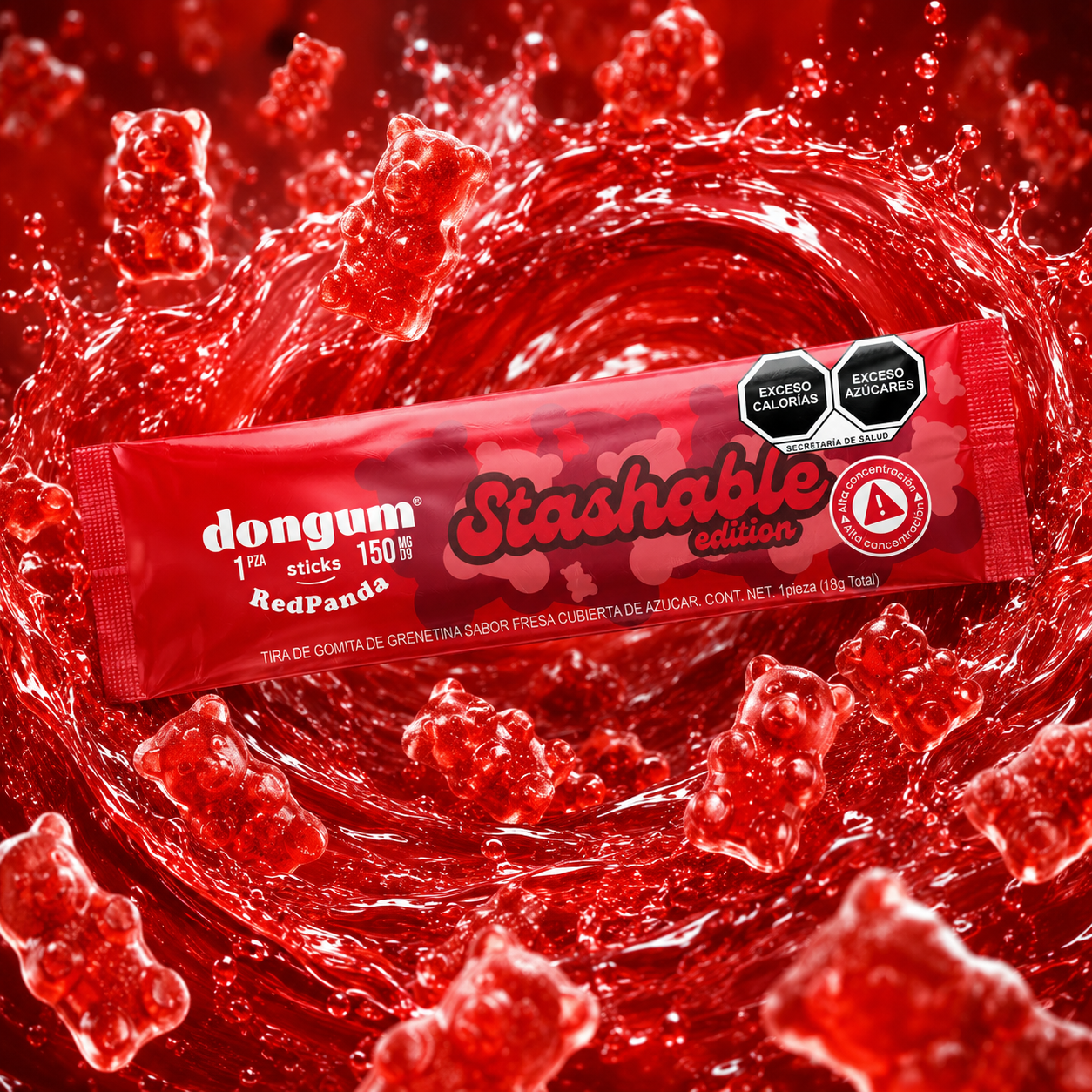 Dongum | Gomita Stashable Delta 9 THC 150 mg/pza ULTRA POTENTES 🆕 | 1 pieza