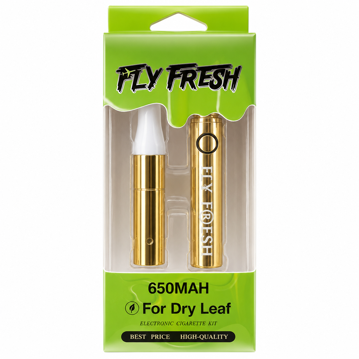 Fly Fresh | Herbalizer 2 en 1 para Hierbas Secas y Cartuchos de Wax 510 | 650mAh