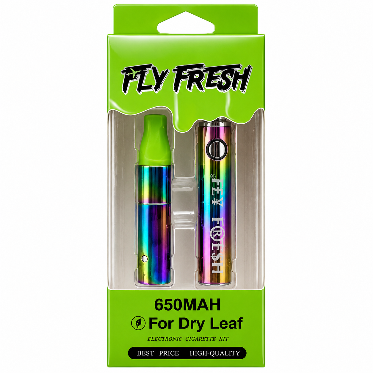 Fly Fresh | Herbalizer 2 en 1 para Hierbas Secas y Cartuchos de Wax 510 | 650mAh