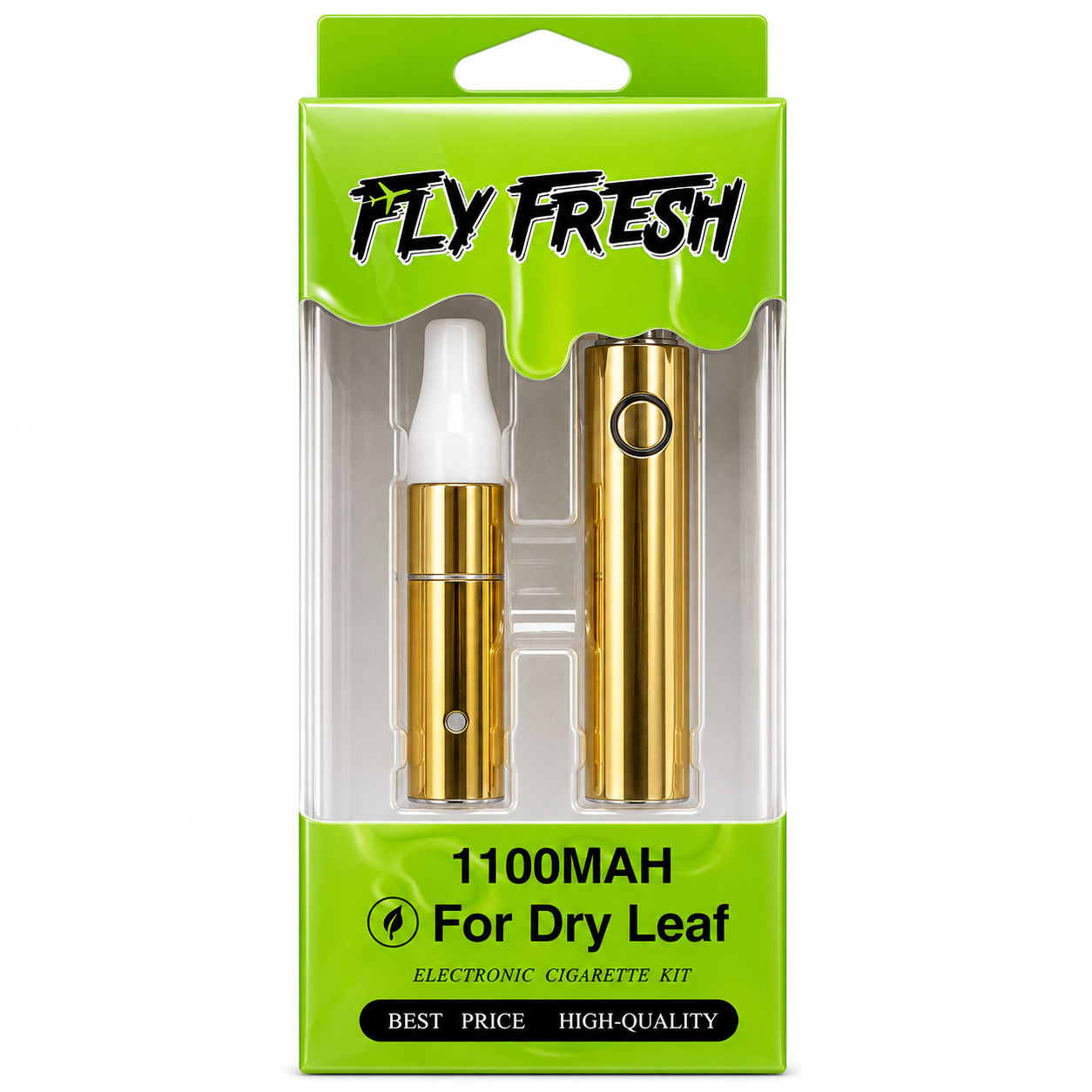 Fly Fresh | Herbalizer 2 en 1 para Hierbas Secas y Cartuchos de Wax 510 | 1100mAh