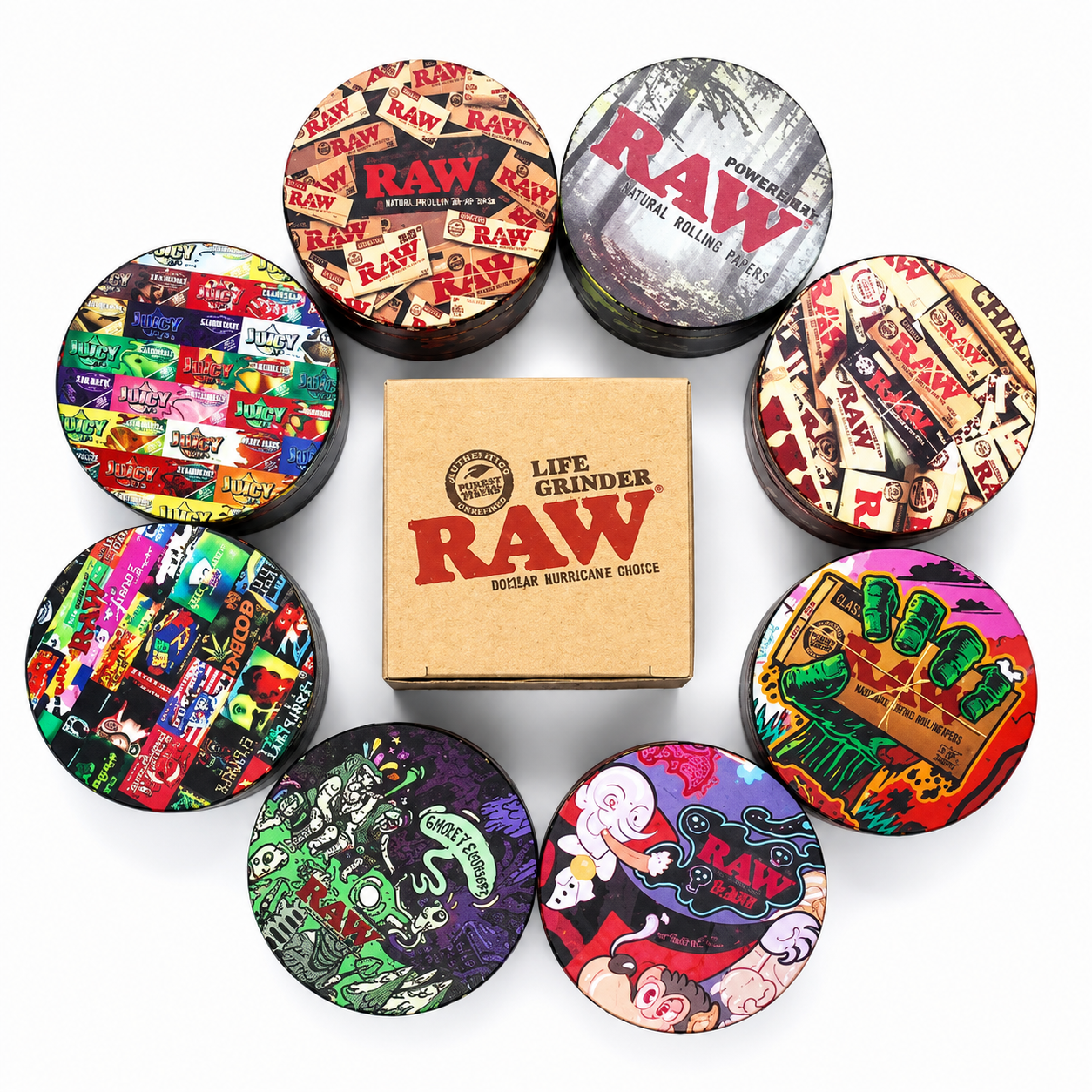 RAW | Life Grinder Modular Premium de 4 Niveles | 1 pieza