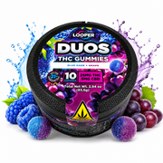 Looper | Duos Gomitas Delta 9 THC 25 mg/pza + CBD 5 mg/pza | 10 piezas