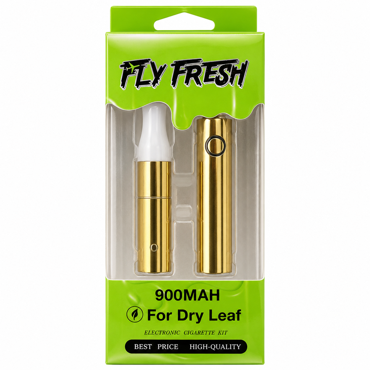 Fly Fresh | Herbalizer 2 en 1 para Hierbas Secas y Cartuchos de Wax 510 | 900mAh