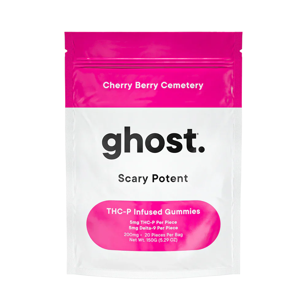 Ghost | Gomitas Reaper Delta 9 THC 5 mg/pza + THC-P 5 mg/pza | 20 piezas