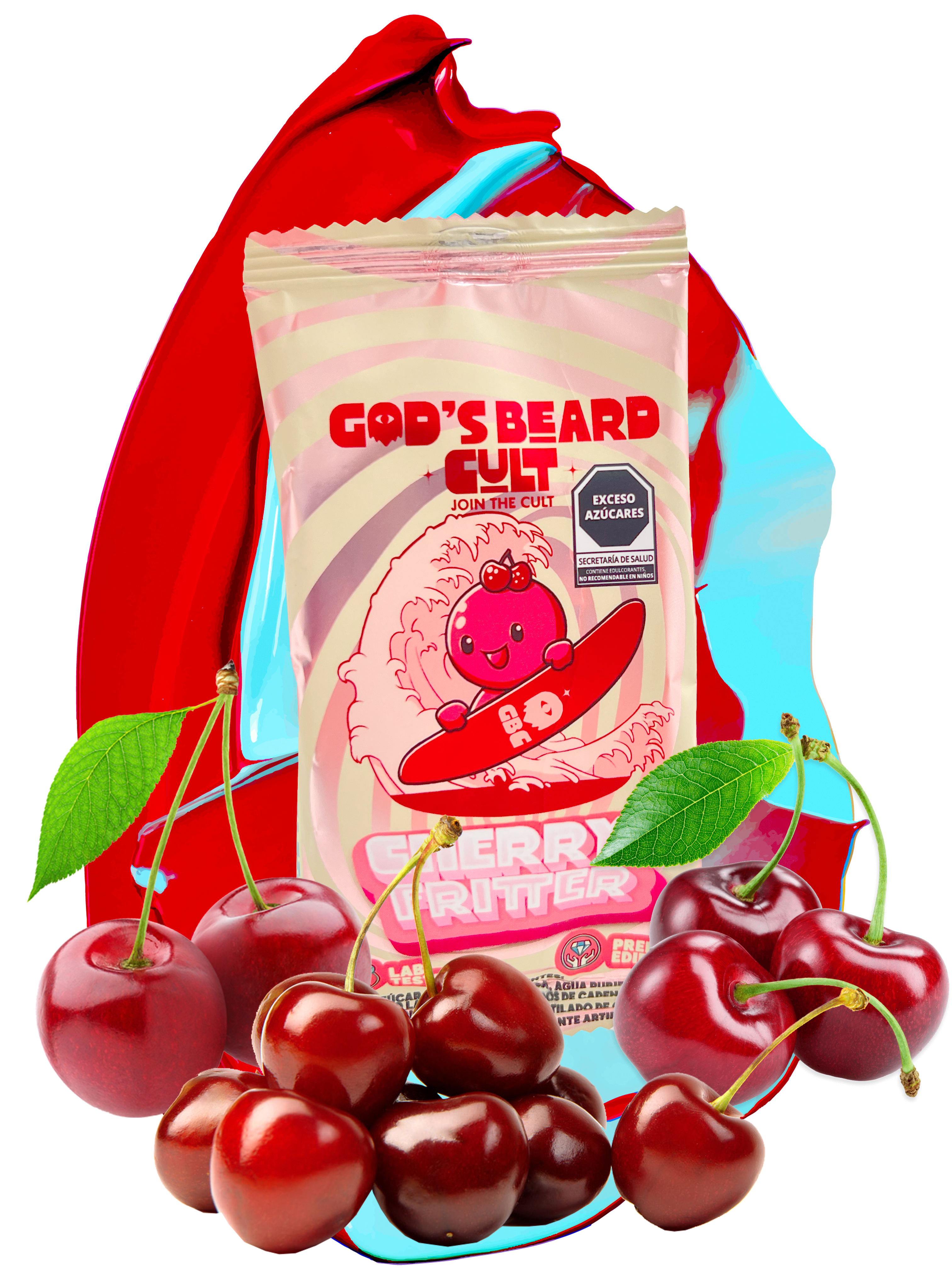 God´s Beard Cult | Paleta de caramelo Delta 9 THC 50 mg/pza | 1 pieza